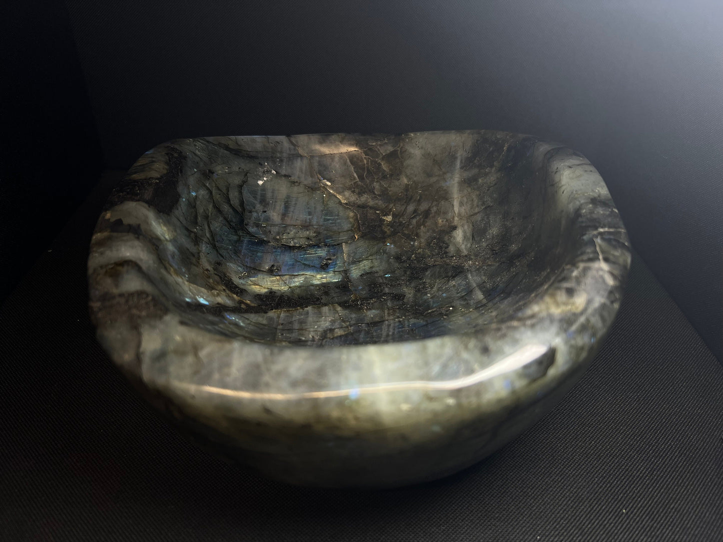 Gorgeous High Quality Large Labradorite Bowl- Home Decor, Statement Piece, Crystal Healing, Reiki