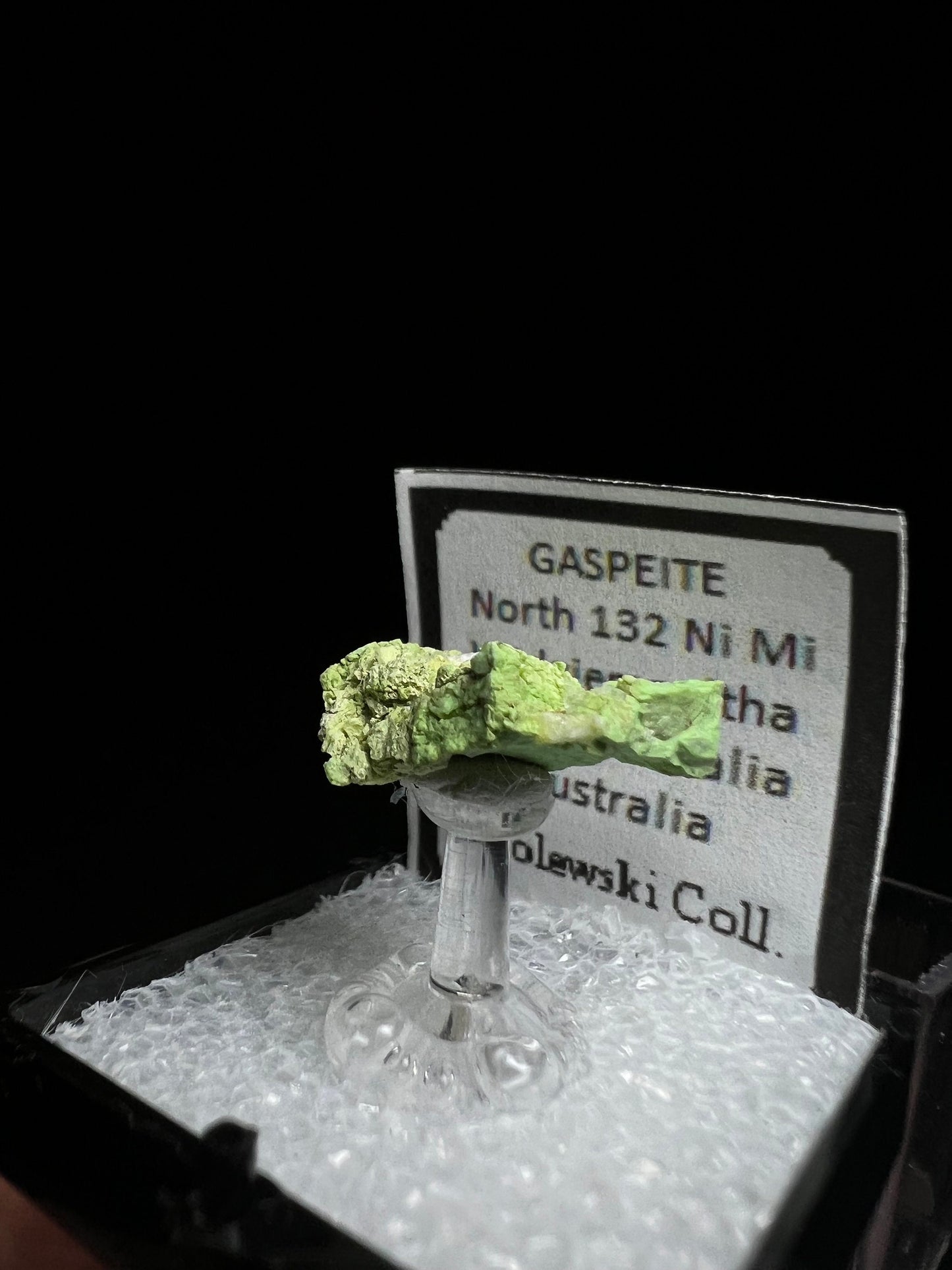 Rare Gaspeite From Australia- Box Included, Statement Piece, Home Decor, Crystal