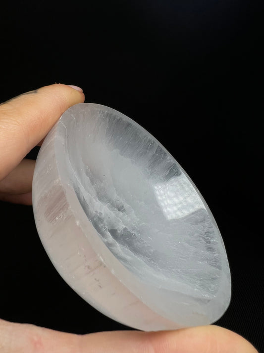 Gorgeous High Quality Selenite Charging Bowl from Morocco- Home Decor, Gift, Crystal