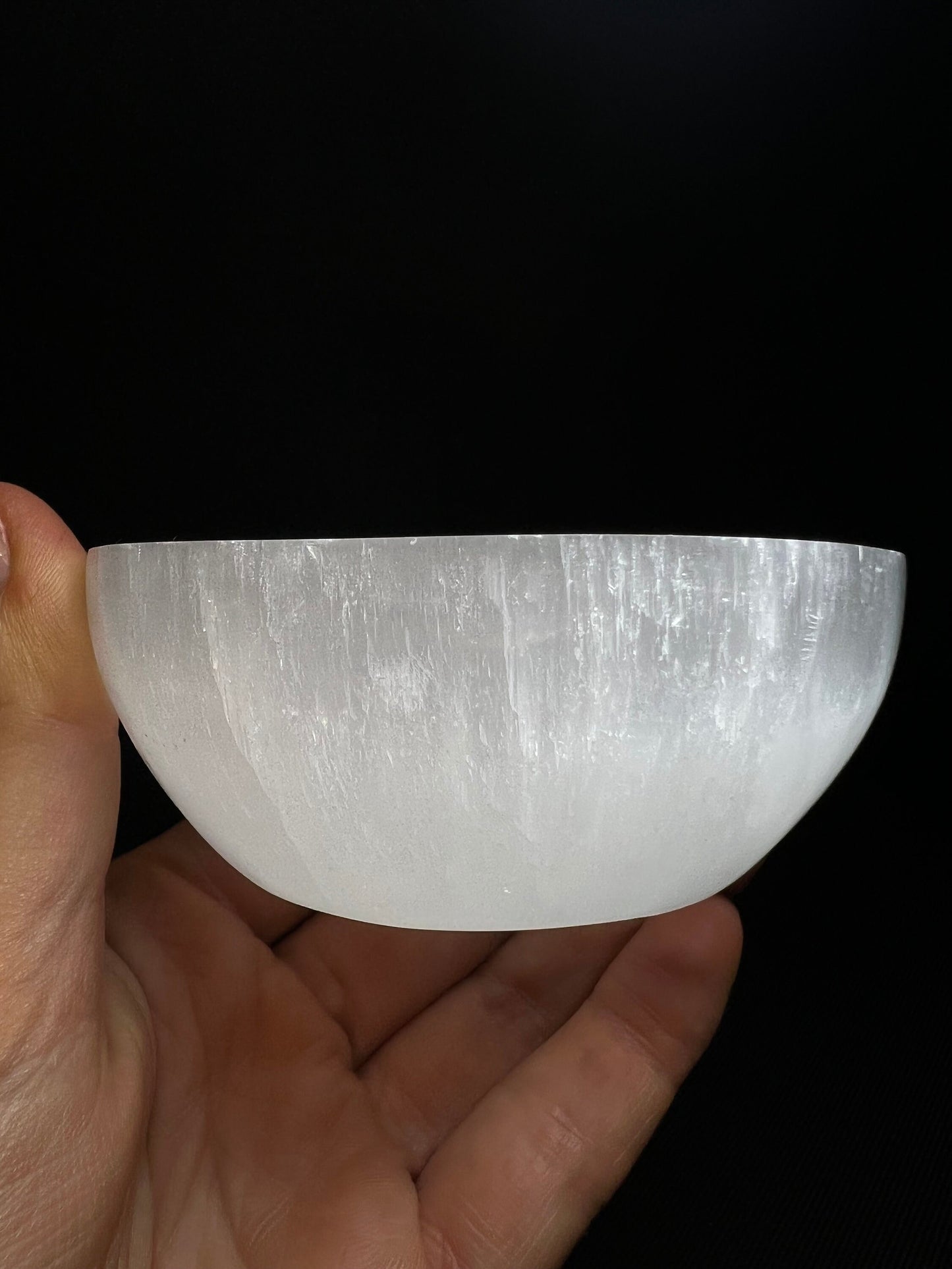 Gorgeous High Quality Selenite Charging Bowl from Morocco- Home Decor, Gift, Crystal