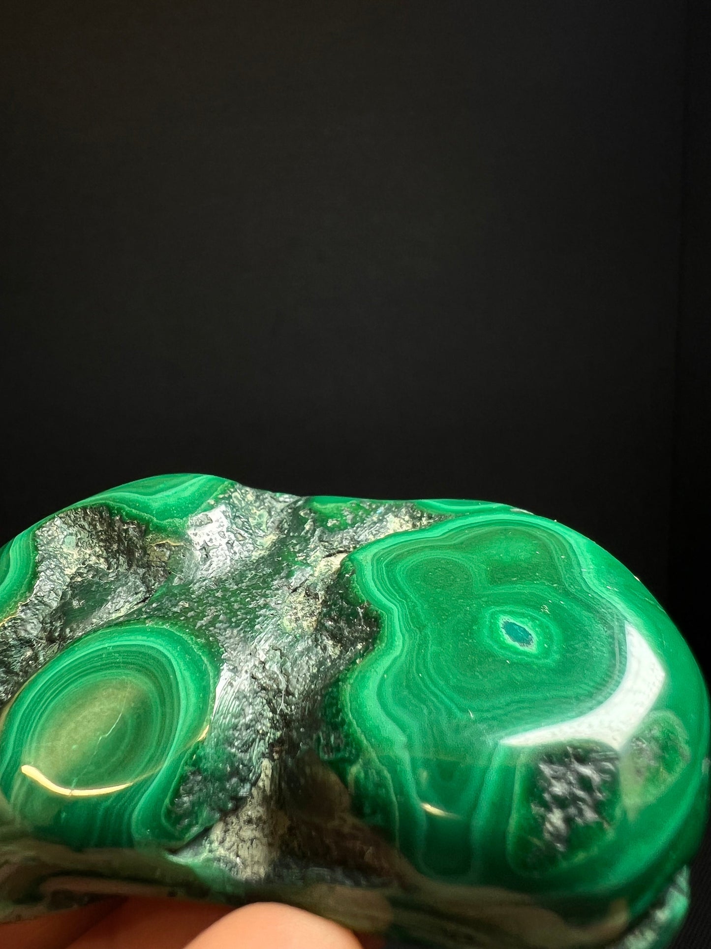 Polished Malachite Crystal- Crystal Healing, Home Decor, Gift