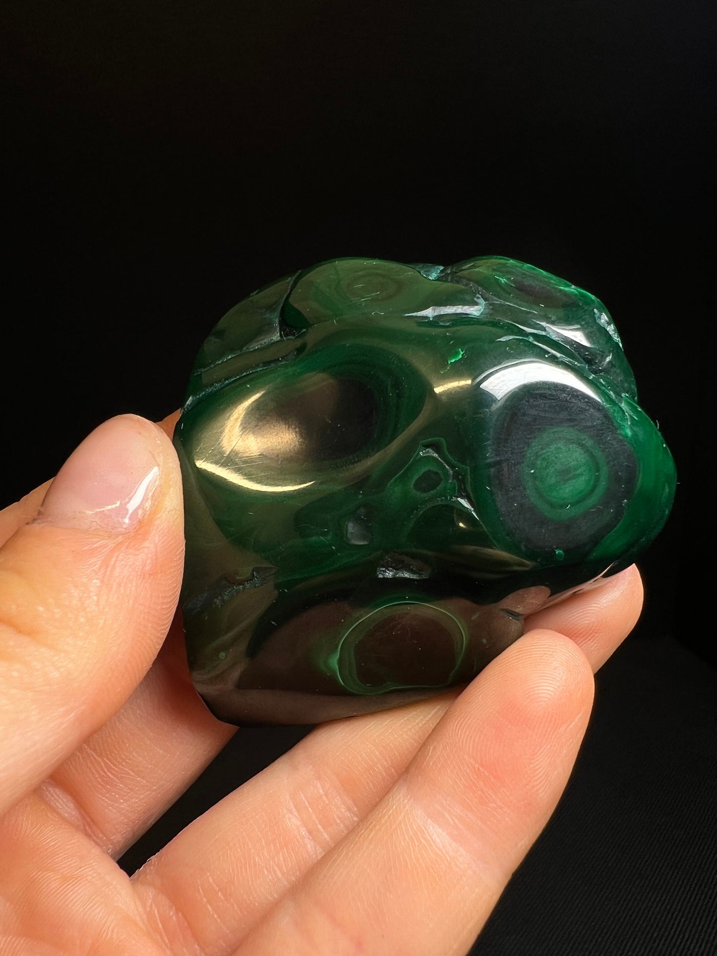 Polished Malachite Crystal- Crystal Healing, Home Decor, Gift