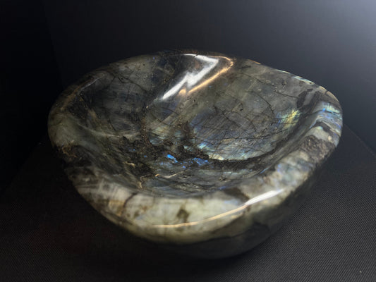 Gorgeous High Quality Large Labradorite Bowl- Home Decor, Statement Piece, Crystal Healing, Reiki