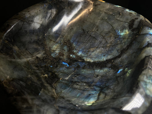 Gorgeous High Quality Large Labradorite Bowl- Home Decor, Statement Piece, Crystal Healing, Reiki