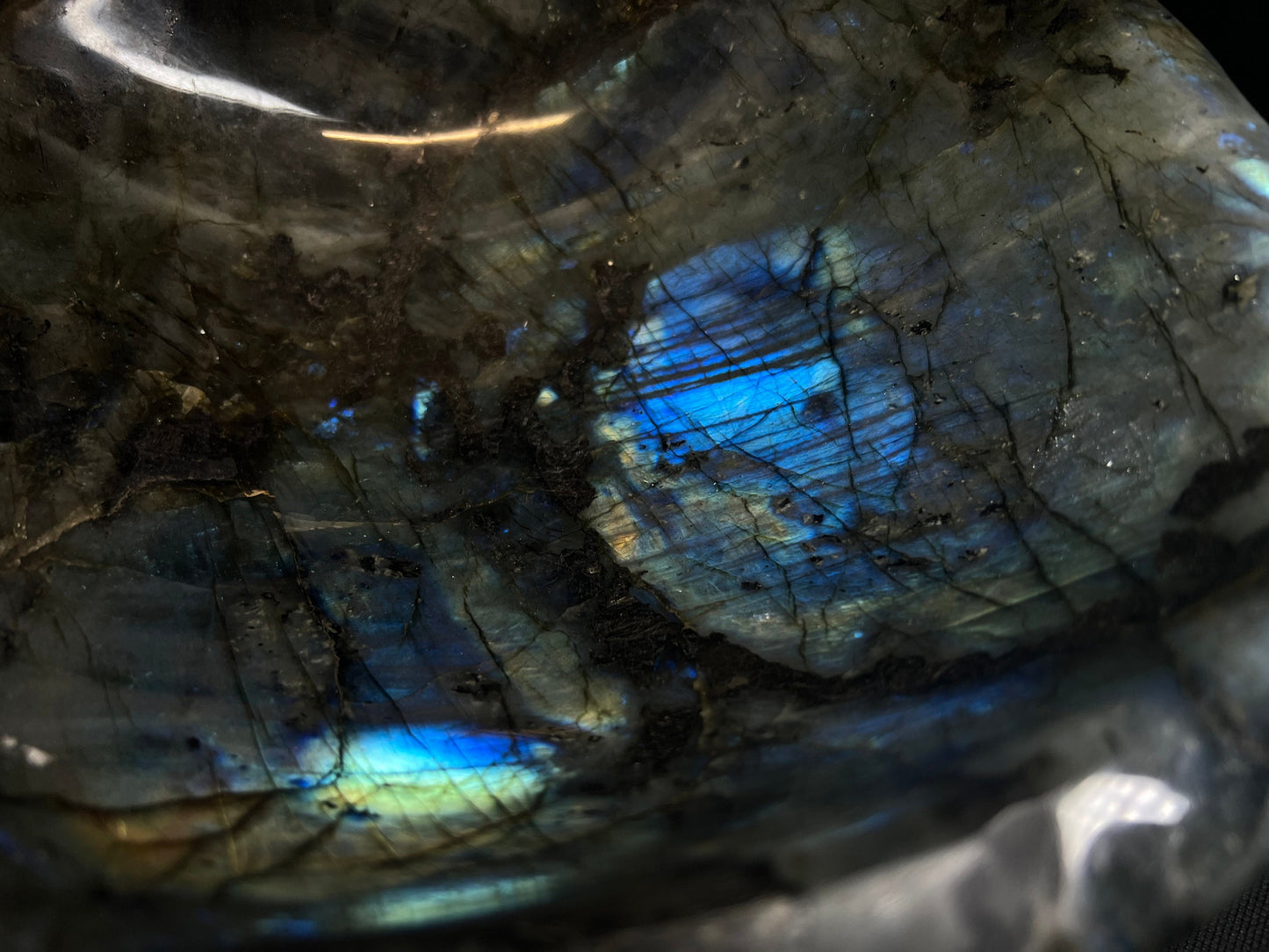 Gorgeous High Quality Large Labradorite Bowl- Home Decor, Statement Piece, Crystal Healing, Reiki