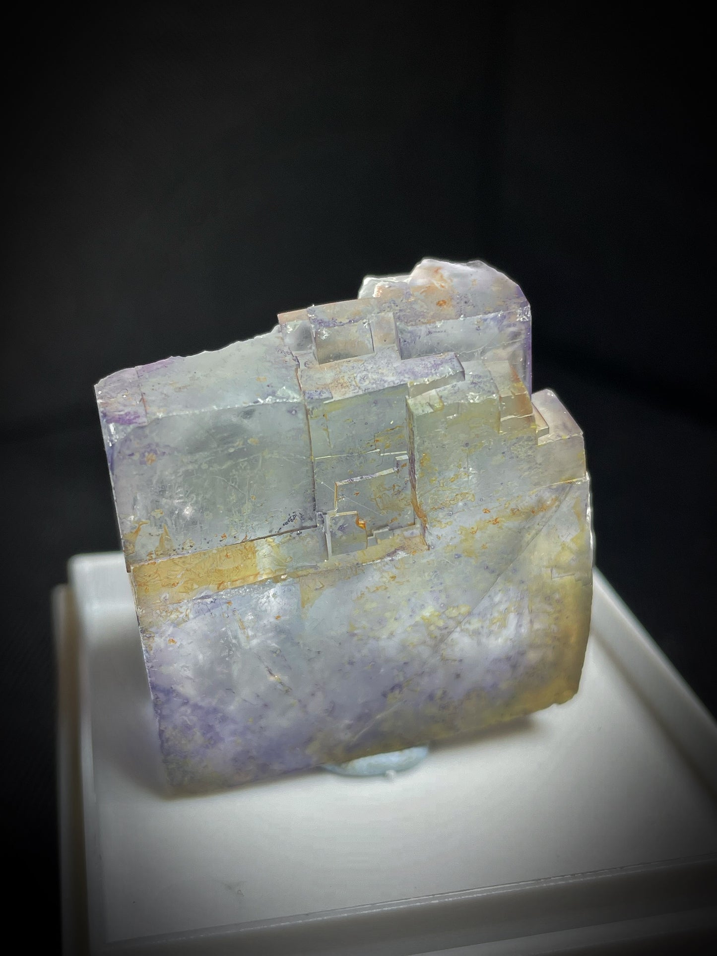 Purple Fluorite Cluster From Morocco