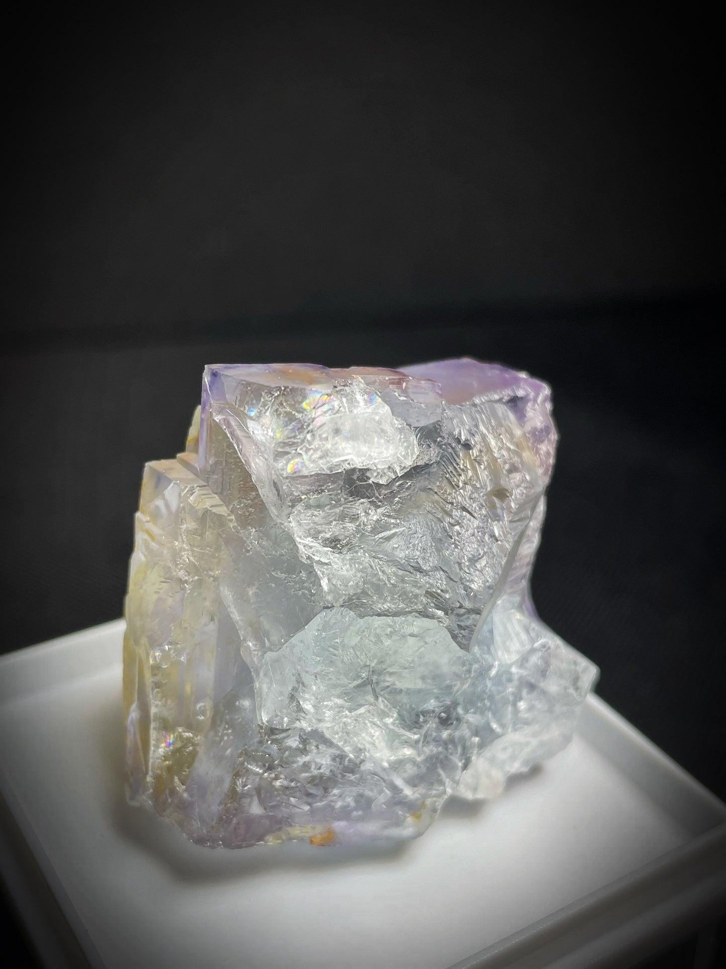 Purple Fluorite Cluster From Morocco