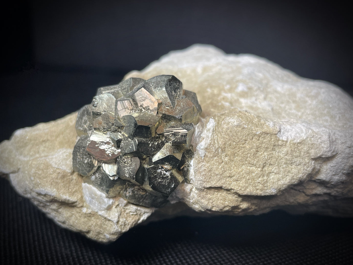 Pyrite In Matrix From Peru