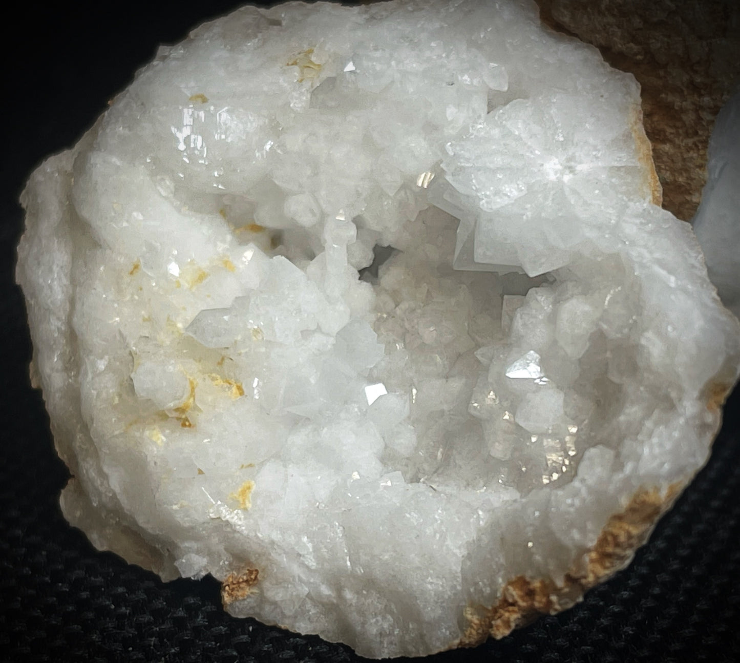 Mini Clear Quartz Crystal Geode- Sold Individually, Home Décor