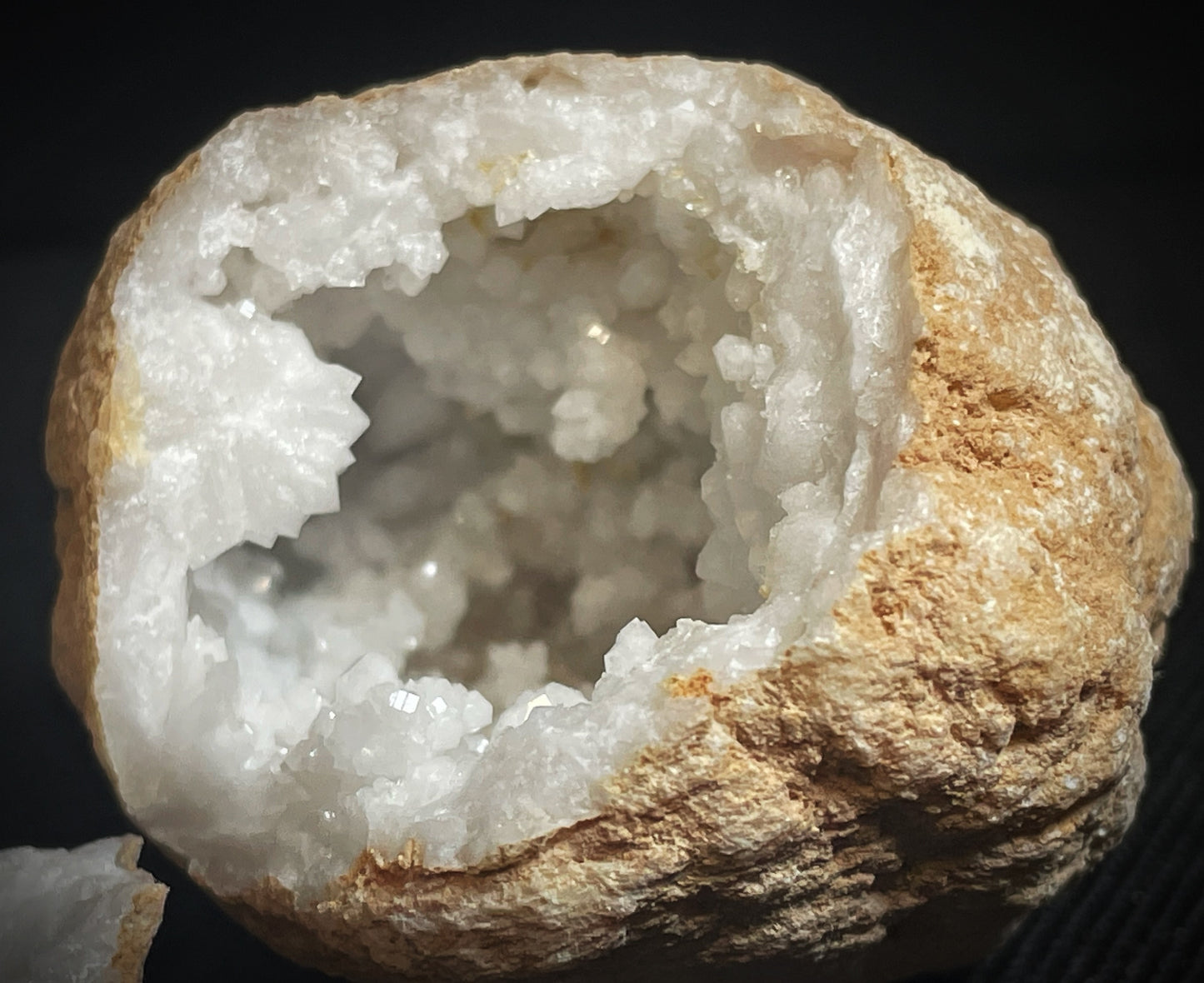 Mini Clear Quartz Crystal Geode- Sold Individually, Home Décor